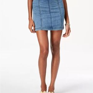 Denim Mini Skirt